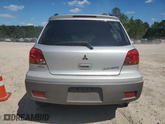 2003 Mitsubishi Outlander LS with VIN JA4LX31G53U115285, listed as a Copart auction lot 56049194 with 254,661 mi miles and Salvage Title. Bid and sale history available at carsss.com. Image 6.