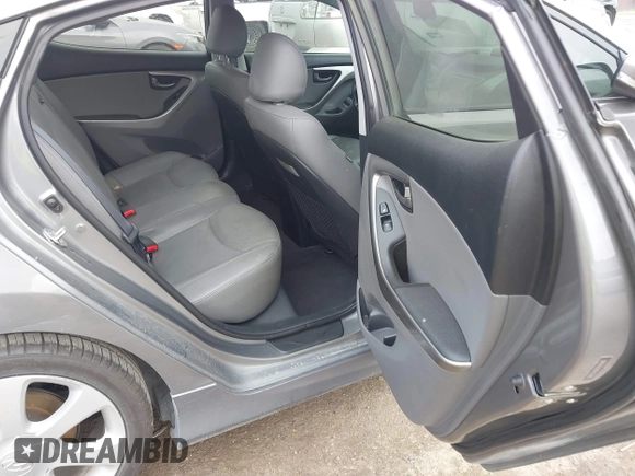 2013 Hyundai Elantra Limited with VIN 5NPDH4AEXDH451649, listed as a IAAI auction lot 41691494 with 124,827 mi miles and . Bid and sale history available at DreamBid. Image 8.