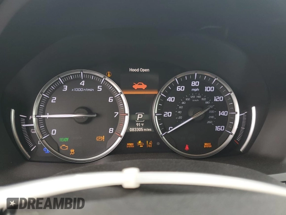 2020 Acura MDX Sport Hybrid w/Advance Pkg with VIN 5J8YD7H75LL000632, listed as a Copart auction lot 66559914 with 83,305 mi miles and Salvage Title. Bid and sale history available at carsss.com. Image 9.