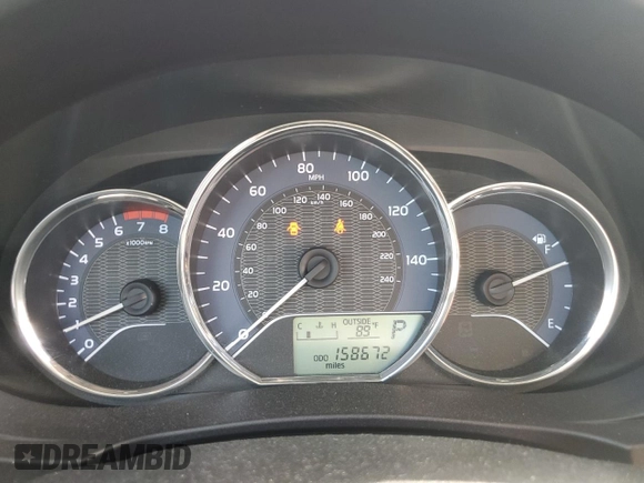 2016 Toyota Corolla L with VIN 5YFBURHE6GP560901, listed as a Copart auction lot 49072435 with 158,672 mi miles and Salvage title. Bid and sale history available at DreamBid. Image 9.
