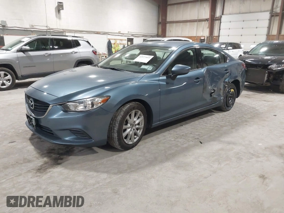 2014 Mazda 6 i Sport with VIN JM1GJ1U61E1148983, listed as a IAAI auction lot 41977553 with 100,668 mi miles and . Bid and sale history available at DreamBid. Image 2.
