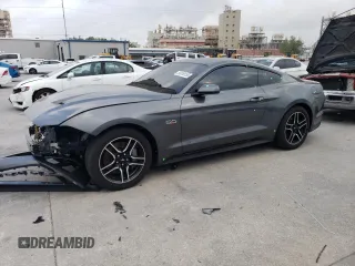 2023 Ford Mustang GT with VIN 1FA6P8CF6P5307163, listed as a Copart auction lot 50249155 with 16,115 mi miles and Salvage title. Bid and sale history available at DreamBid. Image 1.