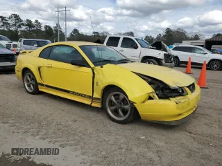 2002 Ford Mustang Standard with VIN 1FAFP40442F128344, listed as a Copart auction lot 48189045 with 0 mi miles and Salvage Title. Bid and sale history available at carsss.com. Image 4.