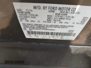 2017 Ford Explorer Sport z VIN 1FM5K8GT7HGB59563, wystawiony jako IAAI lot #42491656 z przebiegiem 90 622 mil mil oraz . Historia ofert i sprzedaży dostępna na DreamBid. Obrazek 9.