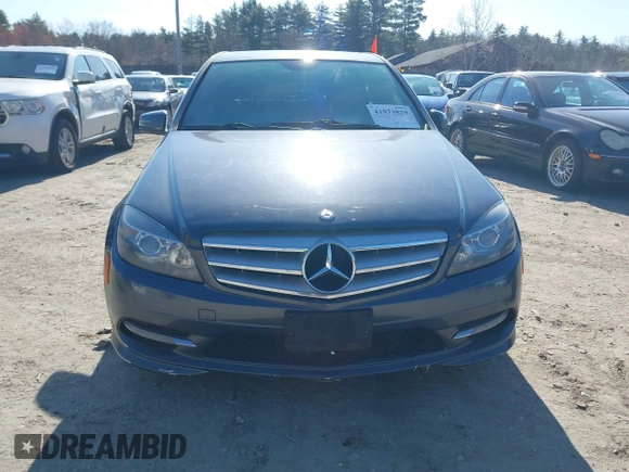 2011 Mercedes-Benz C C 300 Sport with VIN WDDGF8BB3BR185319, listed as a IAAI auction lot 41973829 with Not Provided miles. Bid and sale history available at carsss.com. Image 6.