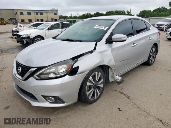 2017 Nissan Sentra S with VIN 3N1AB7AP3HY221244, listed as a Copart auction lot 62155795 with 166,926 mi miles and Salvage title. Bid and sale history available at DreamBid. Image 1.