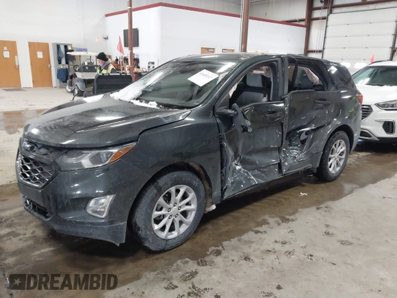 2020 Chevrolet Equinox LS with VIN 3GNAXHEV1LS598963, listed as a IAAI auction lot 41609247 with Not Provided miles and . Bid and sale history available at DreamBid. Image 17.