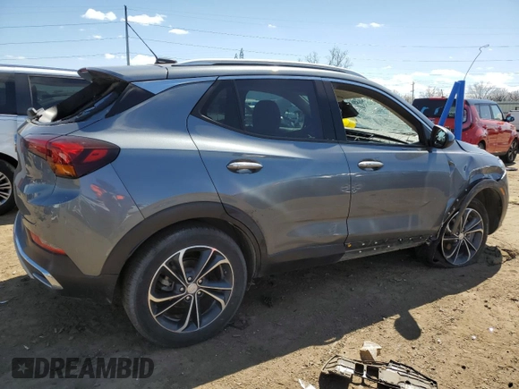2021 Buick Encore GX Essence with VIN KL4MMFSL0MB170315, listed as a Copart auction lot 53347865 with 26,955 mi miles and Clean title. Bid and sale history available at DreamBid. Image 3.