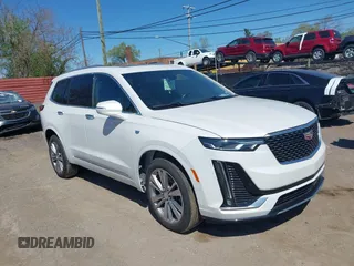 2023 Cadillac XT6 AWD Premium Luxury with VIN 1GYKPDRS4PZ182799, listed as a IAAI auction lot 42161097 with 22,776 mi miles and . Bid and sale history available at DreamBid. Image 1.
