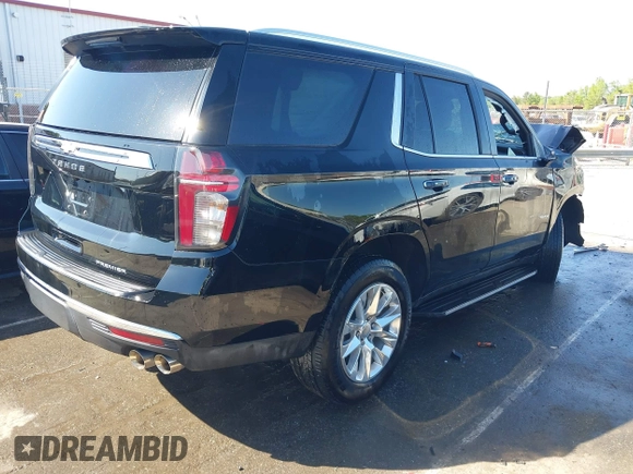 2023 Chevrolet Tahoe Premier with VIN 1GNSCSKD6PR520373, listed as a IAAI auction lot 41995216 with Not provided miles and . Bid and sale history available at DreamBid. Image 4.