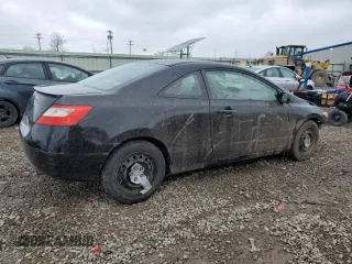 2009 Honda Civic Cpe LX with VIN 2HGFG12659H541892, listed as a Copart auction lot 52978235 with 73,151 mi miles and Salvage Title. Bid and sale history available at carsss.com. Image 3.