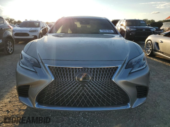 2018 Lexus LS with VIN JTHB51FF6J5004004, listed as a Copart auction lot 73791354 with 0 mi miles and Non Repairable. Bid and sale history available at carsss.com. Image 5.