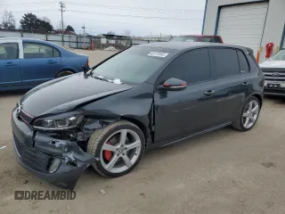 2011 Volkswagen GTI w/Sunroof & Navi PZEV z VIN WVWGD7AJ6BW200755, wystawiony jako Copart lot #45178165 z przebiegiem 154 180 mil mil oraz Szkoda całkowita • Salvage title. Historia ofert i sprzedaży dostępna na DreamBid. Obrazek 1.