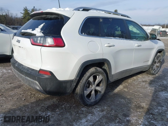 2020 Jeep Cherokee Limited with VIN 1C4PJLDB2LD535210, listed as a IAAI auction lot 41268119 with 119,918 mi miles. Bid and sale history available at carsss.com. Image 4.