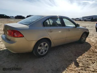 2008 Kia Optima LX with VIN KNAGE123685246267, listed as a Copart auction lot 48325625 with 209,219 mi miles and Salvage Title. Bid and sale history available at carsss.com. Image 3.