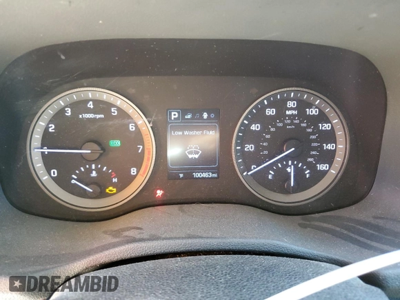2017 Hyundai Tucson SE with VIN KM8J33A40HU409713, listed as a Copart auction lot 50105805 with 100,463 mi miles and Salvage Title. Bid and sale history available at DreamBid. Image 9.