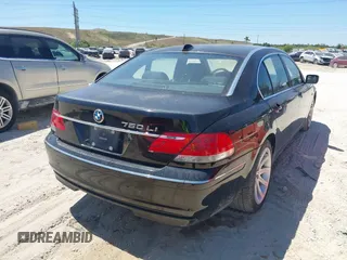 2006 BMW 7 Series 750Li with VIN WBAHN83506DT27085, listed as a IAAI auction lot 41887442 with 41,043 mi miles. Bid and sale history available at carsss.com. Image 4.