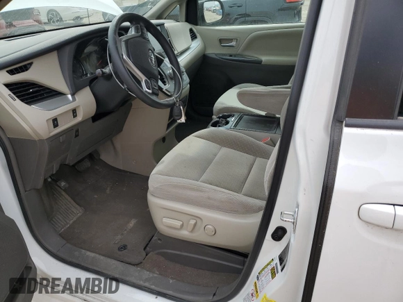 2017 Toyota Sienna LE Auto Access Seat with VIN 5TDKZ3DC1HS889159, listed as a Copart auction lot 50069705 with 142,212 mi miles and Salvage Title. Bid and sale history available at DreamBid. Image 7.