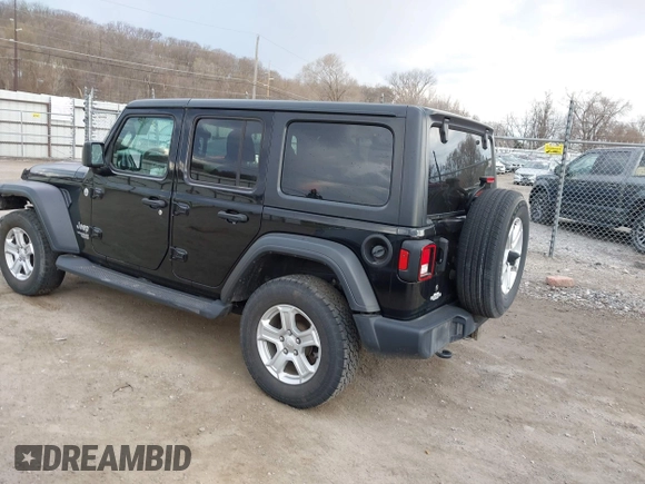 2018 Jeep Wrangler Unlimited Sport с VIN 1C4HJXDGXJW189576, выставлен на аукционе IAAI как лот 41906106 с пробегом 60 463 миль миль и . История ставок и продаж доступна на DreamBid. Изображение 3.