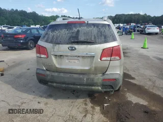 2013 Kia Sorento LX with VIN 5XYKT4A6XDG355249, listed as a Copart auction lot 54453835 with 202,996 mi miles and Clean Title. Bid and sale history available at carsss.com. Image 6.