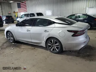 2021 Nissan Maxima SV with VIN 1N4AA6CV6MC514957, listed as a Copart auction lot 47080395 with 63,236 mi miles and Salvage Title. Bid and sale history available at carsss.com. Image 2.