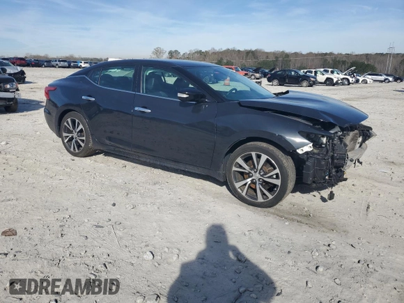 2017 Nissan Maxima SV with VIN 1N4AA6AP3HC431173, listed as a Copart auction lot 49518425 with 77,870 mi miles and Salvage Title. Bid and sale history available at DreamBid. Image 4.