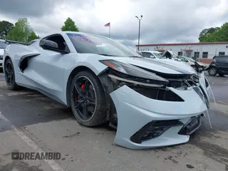 2020 Chevrolet Corvette 2LT z VIN 1G1Y72D49L5100105, wystawiony jako IAAI lot #42009521 z przebiegiem 44 248 mil mil oraz . Historia ofert i sprzedaży dostępna na DreamBid. Obrazek 1.