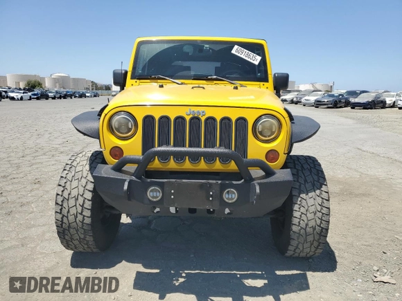 2008 Jeep Wrangler X with VIN 1J4FA24188L567678, listed as a Copart auction lot 60918635 with 185,368 mi miles and Salvage title. Bid and sale history available at DreamBid. Image 5.