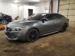 2018 Nissan Maxima SV with VIN 1N4AA6AP8JC393283, listed as a Copart auction lot 51549075 with 89,911 mi miles and Salvage Title. Bid and sale history available at DreamBid. Image 1.
