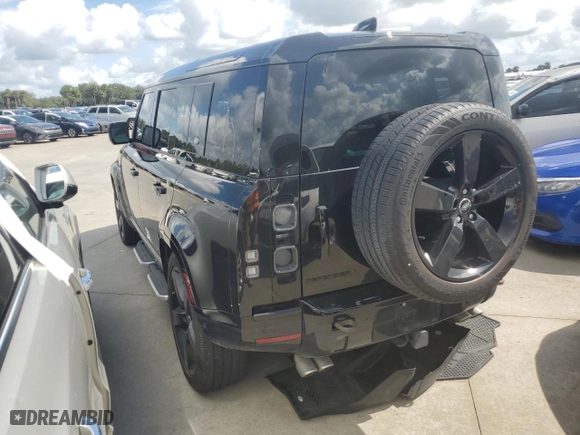2023 Land Rover Defender V8 with VIN SALEWEEE5P2216679, listed as a Copart auction lot 74871714 with 0 mi miles and Non Repairable. Bid and sale history available at carsss.com. Image 2.