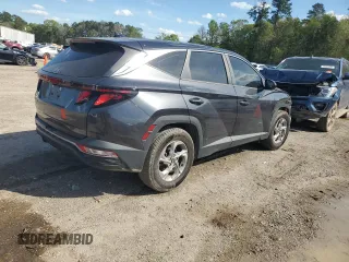 2022 Hyundai Tucson SE with VIN 5NMJA3AE8NH007203, listed as a Copart auction lot 49387615 with 43,836 mi miles and Salvage Title. Bid and sale history available at carsss.com. Image 3.