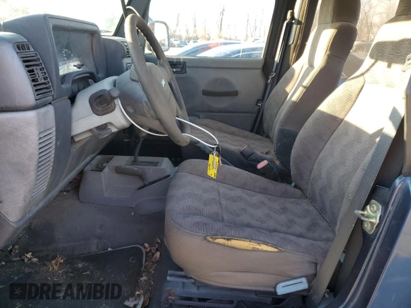 2005 Jeep Wrangler SE with VIN 1J4FA29S95P370542, listed as a Copart auction lot 85571924 with 105,465 mi miles and Salvage Title. Bid and sale history available at carsss.com. Image 7.