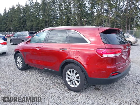 2016 Kia Sorento LX with VIN 5XYPGDA59GG180661, listed as a IAAI auction lot 42068449 with 158,463 mi miles. Bid and sale history available at carsss.com. Image 3.