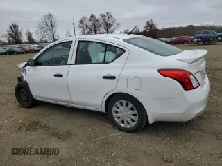 2014 Nissan Versa S with VIN 3N1CN7AP7EL849753, listed as a Copart auction lot 77336083 with 51,478 mi miles and Salvage Title. Bid and sale history available at carsss.com. Image 2.