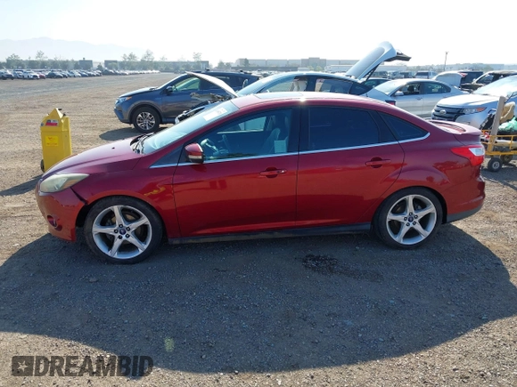 2014 Ford Focus Titanium with VIN 1FADP3J2XEL247827, listed as a IAAI auction lot 41959720 with 105,373 mi miles. Bid and sale history available at carsss.com. Image 14.