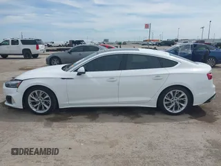 2021 Audi A5 Sportback Premium with VIN WAUABCF5XMA008431, listed as a IAAI auction lot 41801855 with 24,226 mi miles. Bid and sale history available at carsss.com. Image 14.