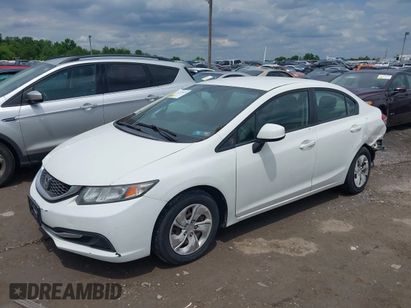 2013 Honda Civic LX with VIN 2HGFB2F52DH515815, listed as a IAAI auction lot 42379435 with 242,268 mi miles and . Bid and sale history available at DreamBid. Image 17.