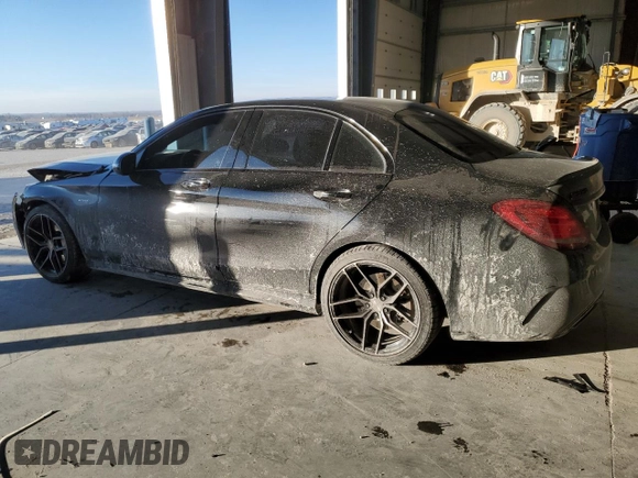 2017 Mercedes-Benz C 43 AMG with VIN 55SWF6EB7HU209463, listed as a Copart auction lot 87859325 with 99,801 mi miles and Salvage Title. Bid and sale history available at DreamBid. Image 2.