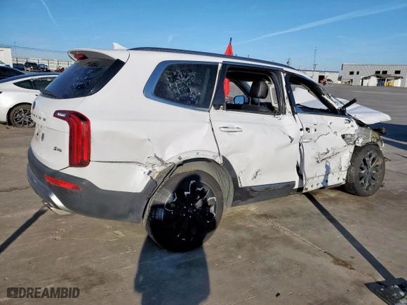 2021 Kia Telluride S with VIN 5XYP6DHC8MG158878, listed as a Copart auction lot 45719505 with 72,720 mi miles and Salvage Title. Bid and sale history available at carsss.com. Image 3.