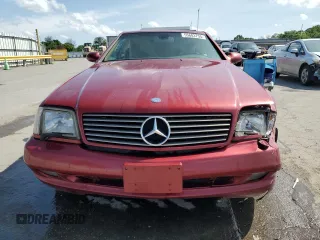 2001 Mercedes-Benz SL 500 with VIN WDBFA68F51F197134, listed as a Copart auction lot 55603755 with 115,826 mi miles and Salvage title. Bid and sale history available at DreamBid. Image 5.