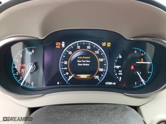 2016 Buick LaCrosse Leather with VIN 1G4GB5G34GF156695, listed as a Copart auction lot 50623875 with 47,894 mi miles and Salvage Title. Bid and sale history available at carsss.com. Image 9.