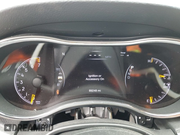 2018 Jeep Grand Cherokee Laredo E with VIN 1C4RJEAGXJC430096, listed as a Copart auction lot 57391405 with 89,248 mi miles and Salvage title. Bid and sale history available at DreamBid. Image 9.