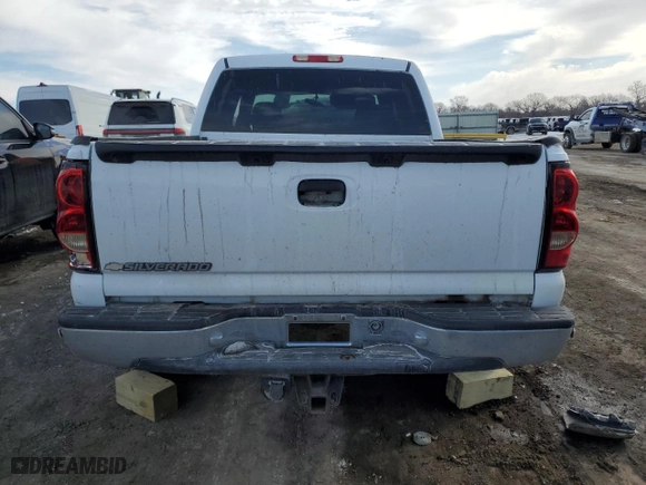2006 Chevrolet Silverado 1500 LS with VIN 2GCEK13V961314935, listed as a Copart auction lot 48843765 with 0 mi miles and Salvage Title. Bid and sale history available at carsss.com. Image 6.