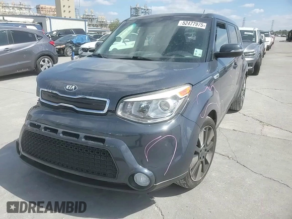 2015 Kia Soul + with VIN KNDJX3A52F7210188, listed as a Copart auction lot 52477975 with 92,843 mi miles and Salvage Title. Bid and sale history available at DreamBid. Image 11.