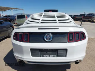 2014 Ford Mustang V6 with VIN 1ZVBP8AM0E5268865, listed as a IAAI auction lot 41884812 with 128,977 mi miles. Bid and sale history available at carsss.com. Image 16.