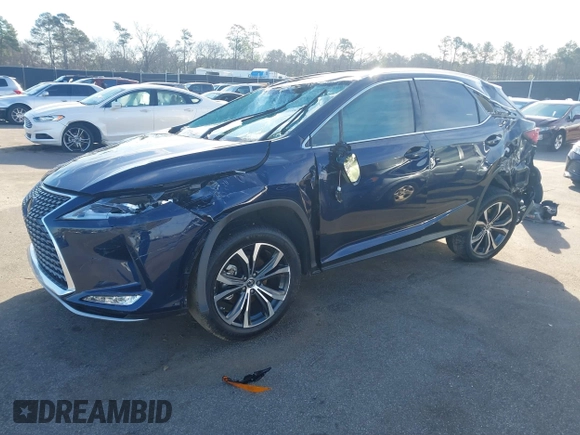 2022 Lexus RX with VIN 2T2HZMAA6NC228908, listed as a IAAI auction lot 41592778 with 46,966 mi miles. Bid and sale history available at carsss.com. Image 2.