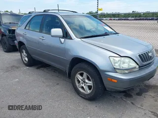 2001 Lexus RX 300 with VIN JTJGF10UX10086681, listed as a IAAI auction lot 42663699 with 193,115 mi miles and . Bid and sale history available at DreamBid. Image 1.