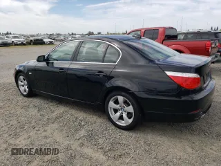2008 BMW 5 Series 528i with VIN WBANU53558C115067, listed as a Copart auction lot 52243555 with 206,026 mi miles and Clean Title. Bid and sale history available at carsss.com. Image 2.