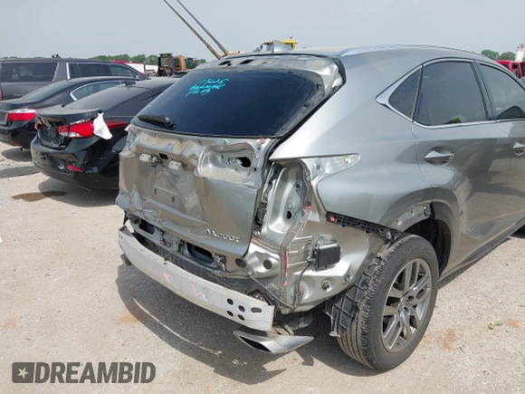 2015 Lexus NX 200t with VIN JTJYARBZ9F2002355, listed as a IAAI auction lot 42234175 with 72,547 mi miles and . Bid and sale history available at DreamBid. Image 6.