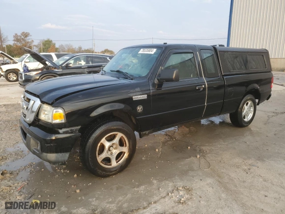 2006 Ford Ranger STX with VIN 1FTYR44E56PA71457, listed as a Copart auction lot 78535804 with 73,454 mi miles and Salvage Title. Bid and sale history available at carsss.com. Image 1.